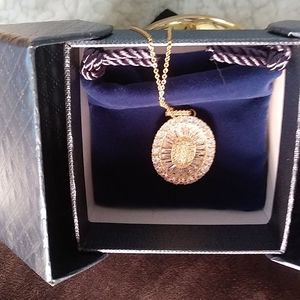 Bella Diamond simulant necklace